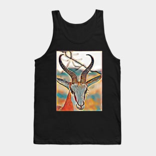 Abstract Springbok Art Tank Top